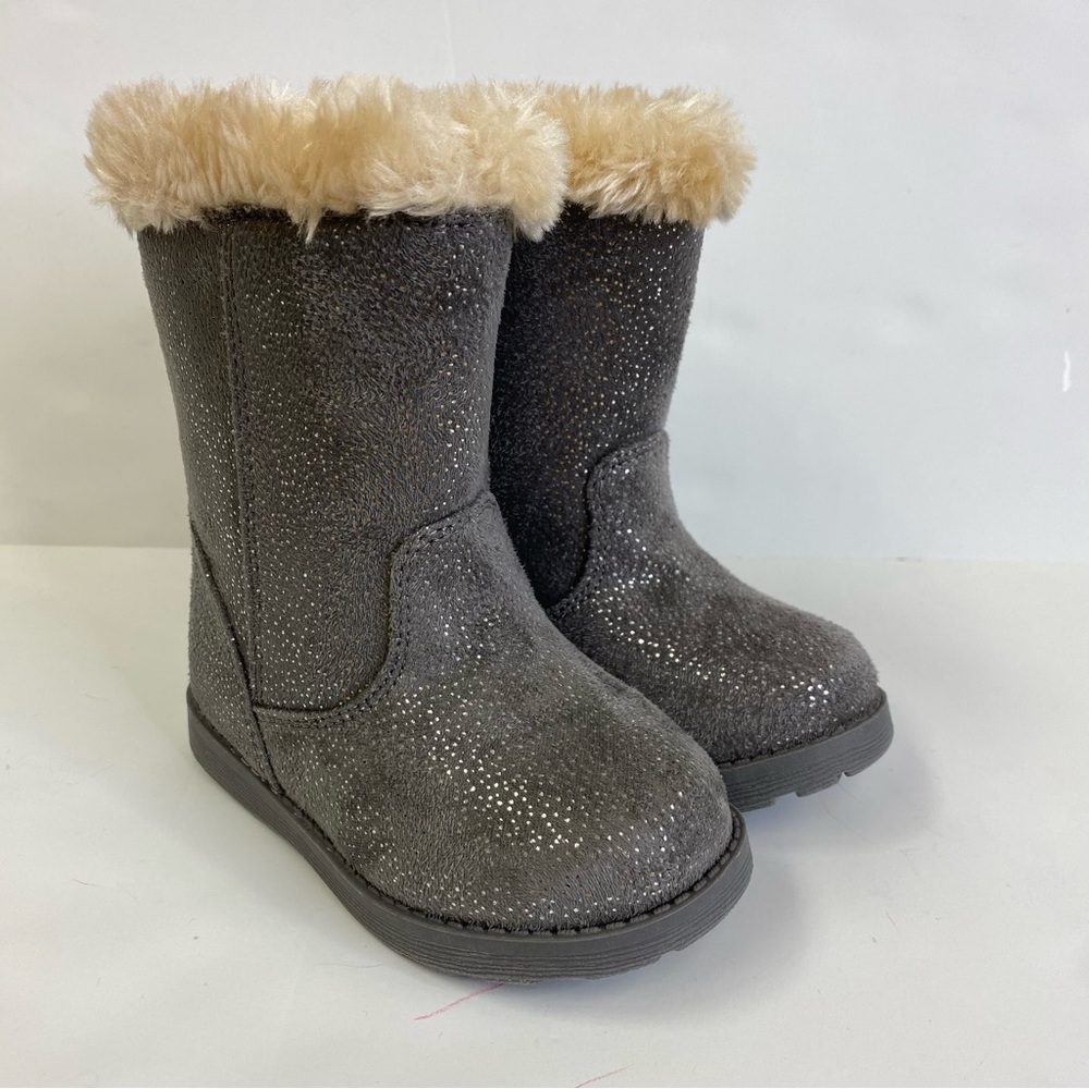 Winter Gray Girl Boots